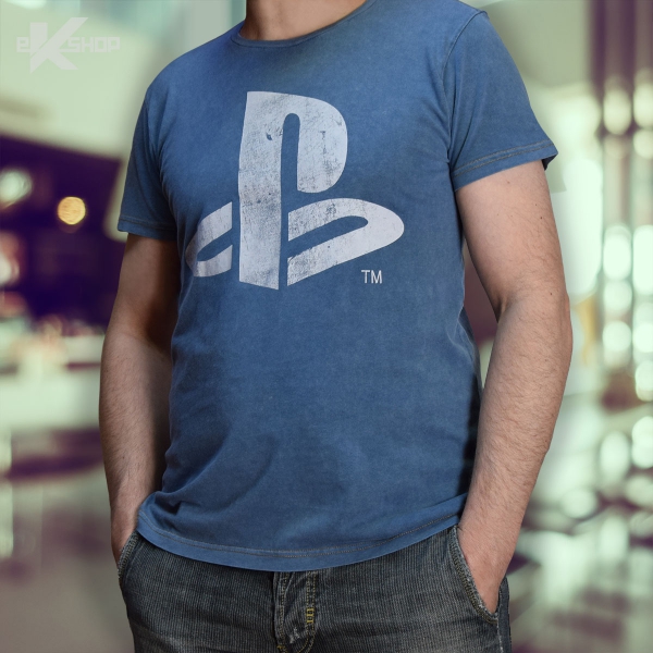 T-shirt PlayStation denim